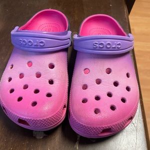 Pink/purple CROCS